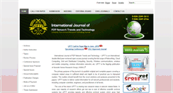 Desktop Screenshot of ijpttjournal.org